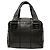 Borsa Chanel Black Chocolate Bar Stitched Caviar Nero