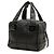Borsa Chanel Black Chocolate Bar Stitched Caviar Nero - vista 2