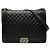 Chanel Black Large Quilted Lambskin Boy Flap Nero