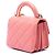 Chanel Pink Mini Lambskin Paris Le19M Charming Top Handle Flap Rosa - vista 2