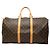 Louis Vuitton Marrone Monogram Keepall 50