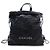 Chanel 22 Rucksack aus glänzendem gestepptem Kalbsleder Schwarz Large