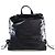 Chanel 22 Rucksack aus glänzendem gestepptem Kalbsleder Schwarz Large - Ansicht 2
