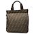 Fendi Brown Zucca Canvas Shopping Tote Braun