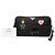 Saffiano Pochette da polso Prada Black Tessuto Robot Pins Nero - vista 7