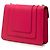 Bulgari Bvlgari Pink Small Leather Square Serpenti Forever Chain Crossbody Rosa - vista 2