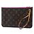 Pochette Louis Vuitton Brown Monogram Neverfull MM Marrone - vista 2