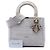 Dior Grau Canvas Cannage Lady D Lite Medium Braun - Ansicht 7