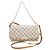 Louis Vuitton White Damier Azur Favorite MM Bianco