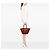 Saint Laurent Panier Basket Shopper Tote em ráfia marrom tamanho Medium - vista 8