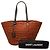 Saint Laurent Panier Basket Shopper Tote em ráfia marrom tamanho Medium - vista 9