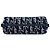 Dior Blue Oblique Besticktes Samt-Kosmetiktäschchen Blau Marineblau - Ansicht 3