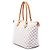 Louis Vuitton White Damier Azur Saleya MM Bianco - vista 2