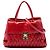 Borsa Bauletto Convertible Miu Miu Red Matelasse Nappa Lux Rosso
