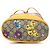 Borsa a secchiello Gucci Beige Small GG Supreme Flora Ophidia - vista 3
