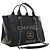 Tote Chanel Black Small Studded Caviar Deauville Nero - vista 6