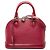 Louis Vuitton Alma BB em couro Epi vermelho Bordeaux