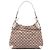 Borsa Hobo Gucci Beige GG Canvas Horsebit Creole