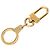 Portachiavi Louis Vuitton Gold Gold Plated Bolt Extender D'oro - vista 2