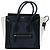 Luggage Céline Borsa Tote Celine Blue Micro Tricolor in pelle Blu navy