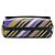 Bottega Veneta Borsa Small Nappa Diagonal Stripe Viola Porpora - vista 3