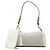 Borsa a tracolla Gucci in pelle traforata bianca Bianco - vista 7