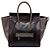 Céline Celine Black Mini Tricolor Calfskin Luggage Tote Nero