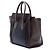 Céline Celine Black Mini Tricolor Calfskin Luggage Tote Nero - vista 2