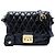 Miu Miu Black Vitello Shine Trapu Crossbody Nero