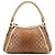 Borsa Gucci Brown GG Canvas Lurex Scarlett Marrone Bronzo