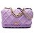 Chanel Purple Large Jersey 19 Flap Porpora