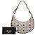 Céline Borsa a tracolla Ava in tela marrone con logo Celine, misura Medium Beige - vista 7