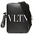 Valentino Borsa a tracolla VLTN piccola in pelle nera Nero