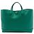 Tote Ophidia in pelle di vitello verde Medium Gucci