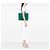 Tote Ophidia in pelle di vitello verde Medium Gucci - vista 6