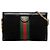 Gucci Black Small Suede Web Ophidia Chain Crossbody Nero