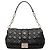 Borsa a tracolla Dior Black Lambskin Cannage New Lock Nero