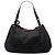 Borsa a tracolla Fendi in tela Zucchino nera Nero