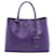 Prada Borsa Double Saffiano Cuir Viola Medium Porpora Viola scuro