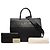 Bulgari Borsa Bvlgari in pelle nera con logo Nero - vista 8