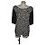 French Connection Top con stampa leopardata e maniche in chiffon Nero Stampa leopardo