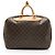 Louis Vuitton Monogram Canvas Alize 24 Heures Weekender Castaño - vista 3