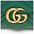 Cartera con cadena Gucci Matelasse Leather GG Marmont Verde - vista 9
