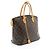 Borsa Louis Vuitton Monogram Canvas Lockit MM Marrone - vista 2