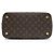 Borsa Louis Vuitton Monogram Canvas Lockit MM Marrone - vista 4