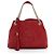 Borsa a tracolla Gucci Soho in pelle, misura Medium Rosso