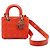 Borsa in pelle Dior My Lady Dior Arancione