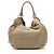 Louis Vuitton Mahina Leather L Hobo Marrone Beige - vista 3