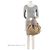Louis Vuitton Mahina Leather L Hobo Marrone Beige - vista 5