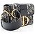 Borsa a tracolla Dior Oblique 30 Montaigne Box Blu - vista 2